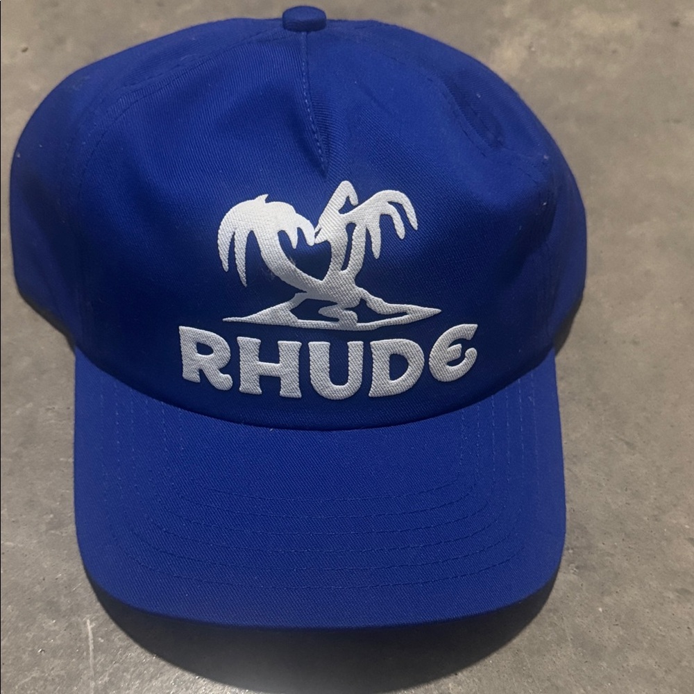 Rhude blue palms cap
